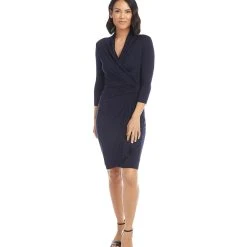 Karen Kane Cascade Wrap Dress