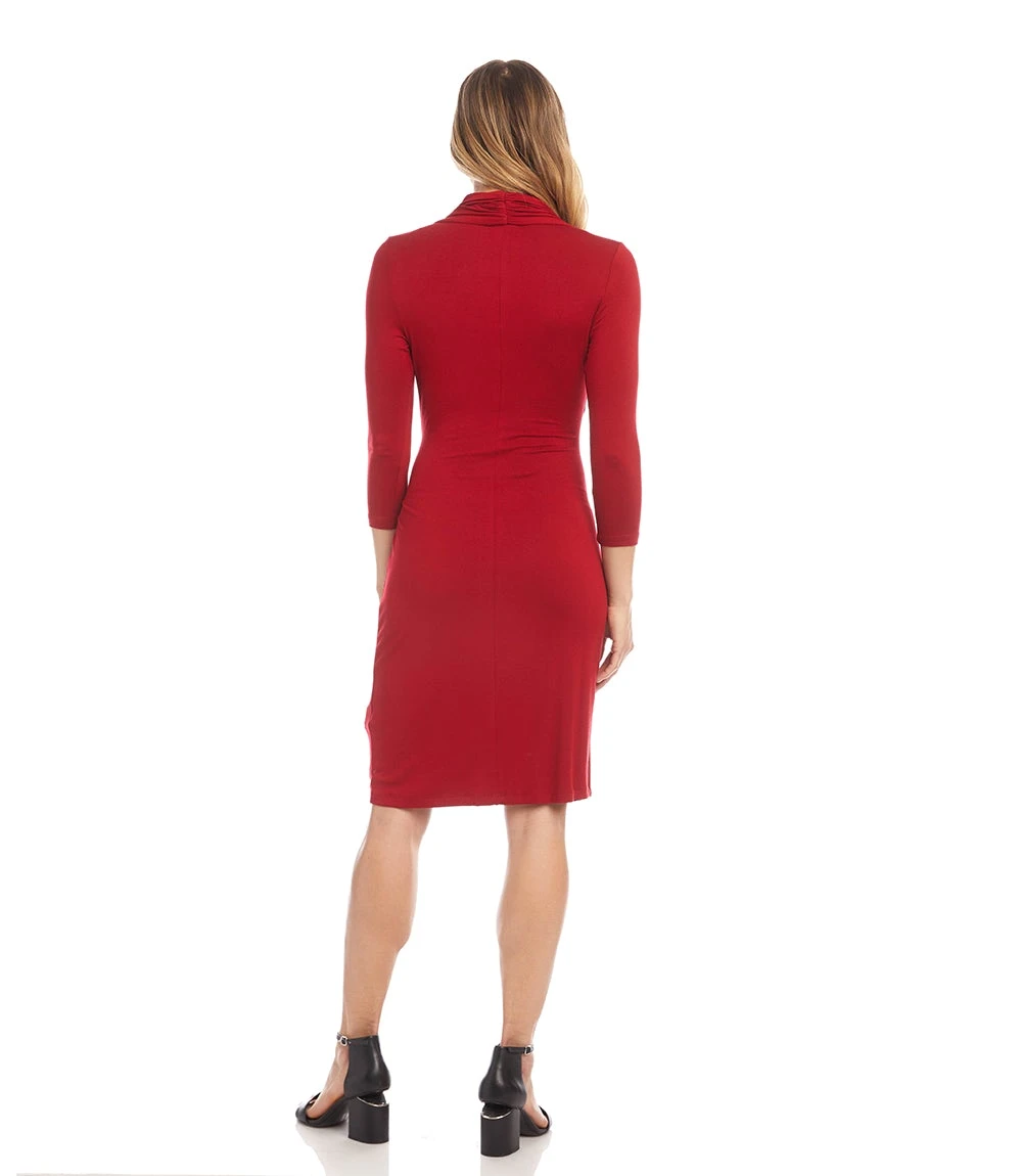 Karen Kane Cascade Wrap Dress - Image 2