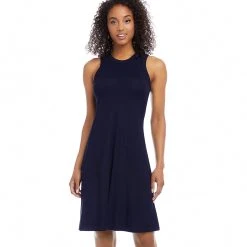 Karen Kane High Neck A Line Dress
