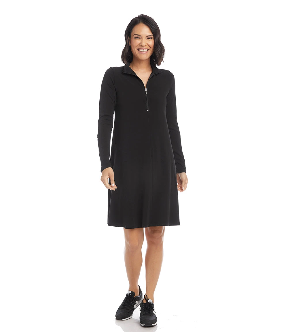Karen Kane Zip Up Travel Dress
