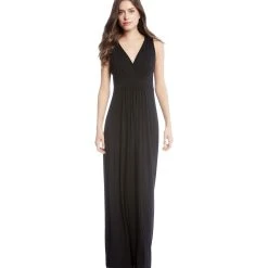 Karen Kane V-Neck Maxi Dress