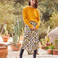 Karen Kane Bias Cut Midi Skirt