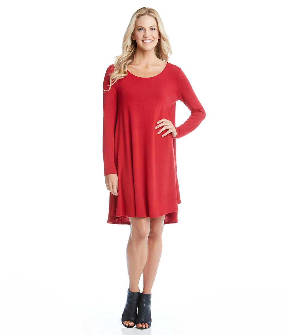 Karen Kane Long Sleeve Maggie Trapeze Dress - Image 2