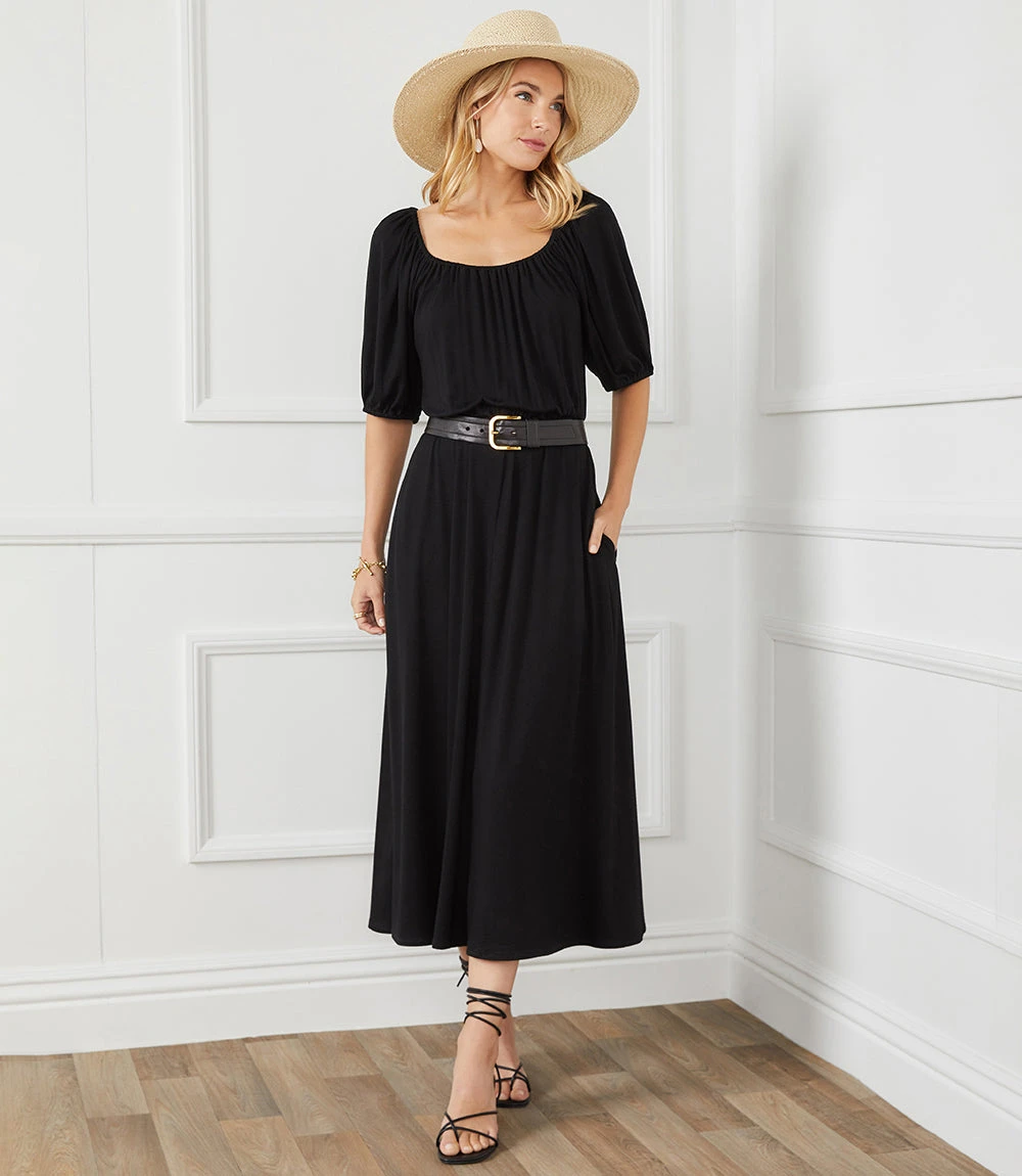 Karen Kane Peasant Artisan Dress