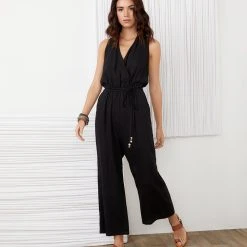 Karen Kane Cropped Jumpsuit