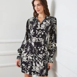 Karen Kane Blouson Sleeve Shirtdress
