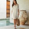 Karen Kane Linen Shirtdress