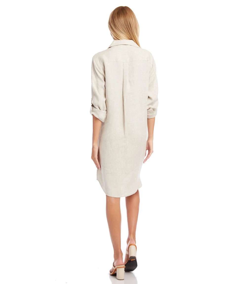 Karen Kane Linen Shirtdress - Image 3