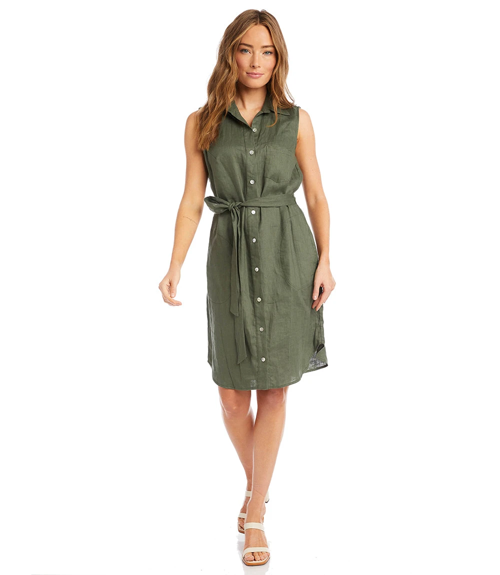 Karen Kane Sleeveless Shirtdress - Image 4