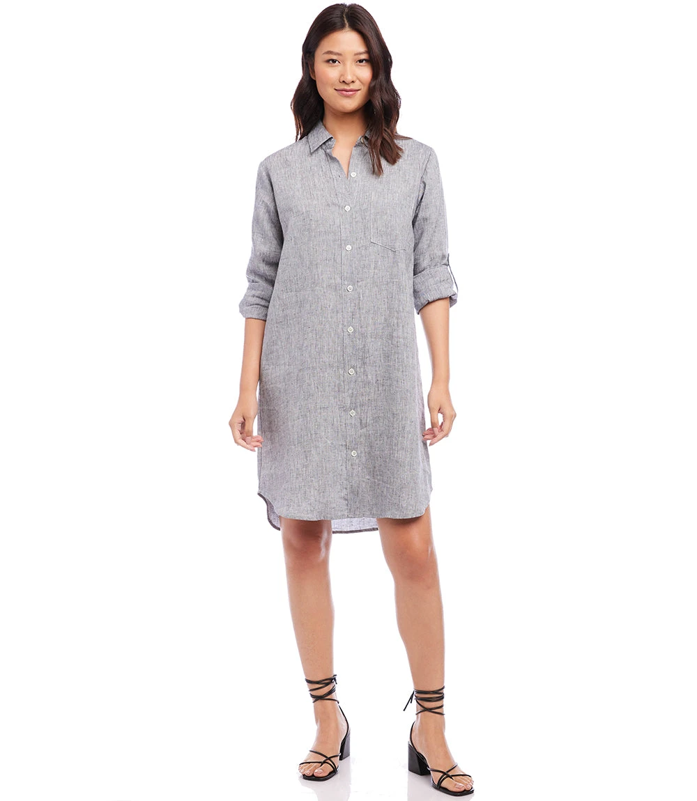 Karen Kane Linen Shirtdress