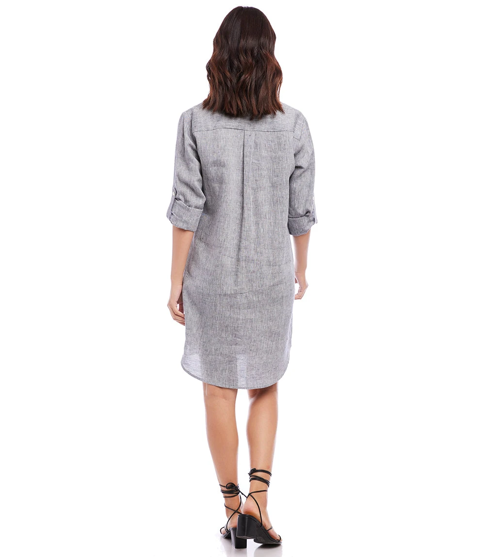 Karen Kane Linen Shirtdress - Image 2