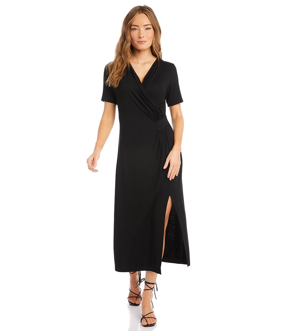 Karen Kane Faux Wrap Midi Dress - Image 6