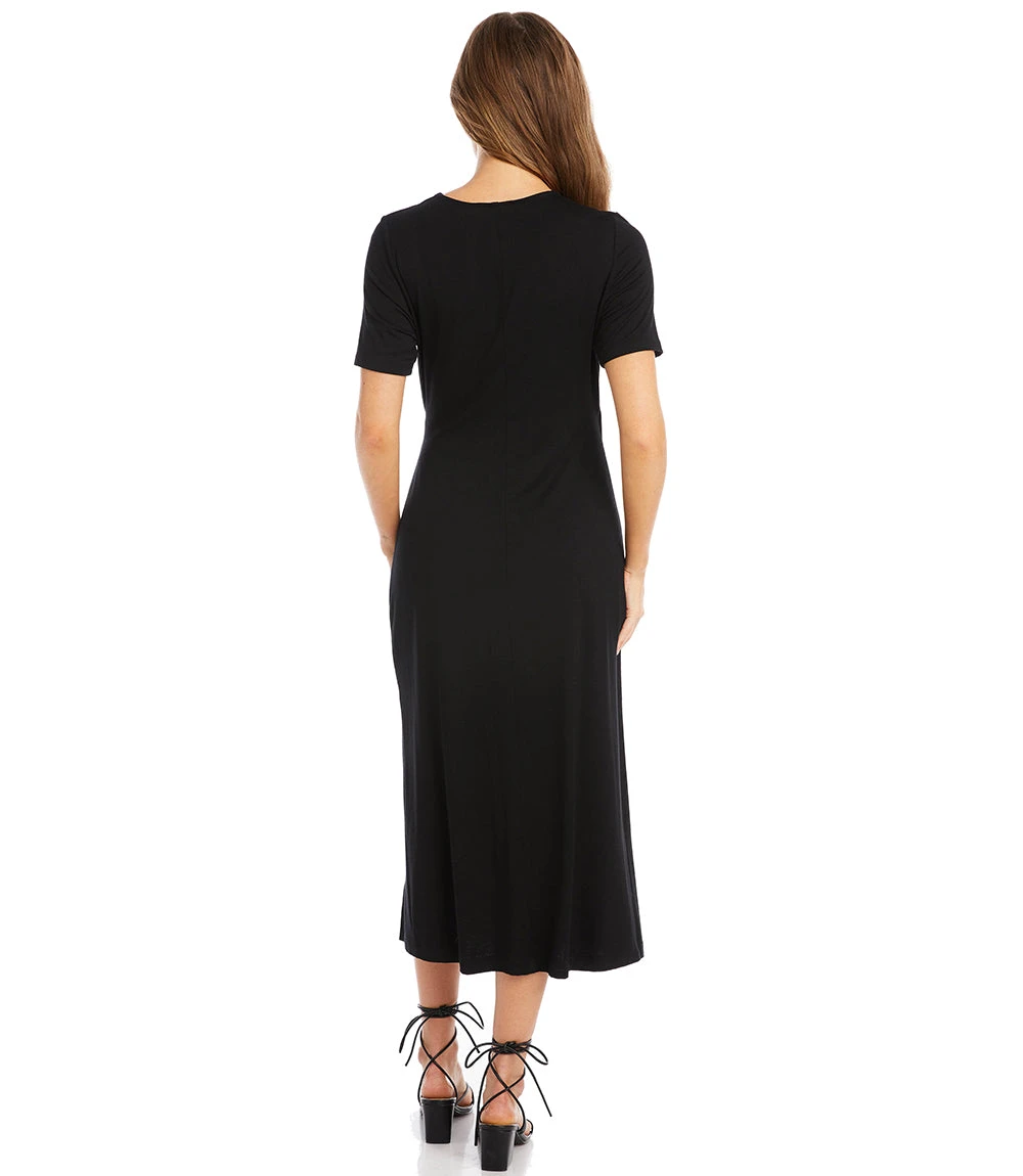 Karen Kane Faux Wrap Midi Dress - Image 4