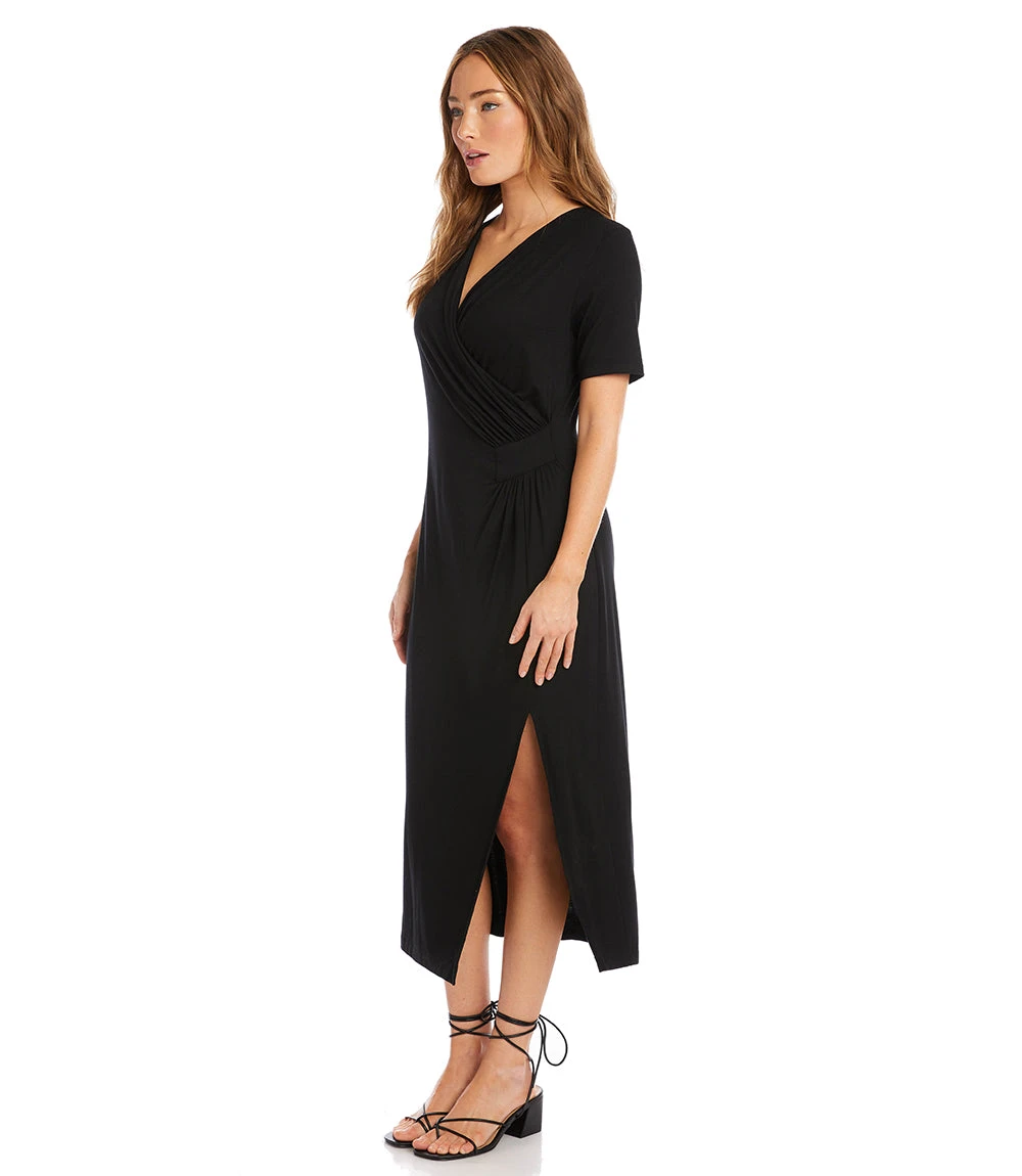 Karen Kane Faux Wrap Midi Dress - Image 7