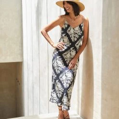 Karen Kane Bias Cut Midi Dress