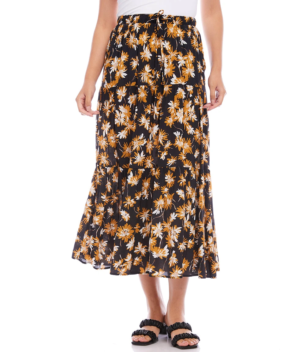 Karen Kane Tiered Midi Skirt - Image 2
