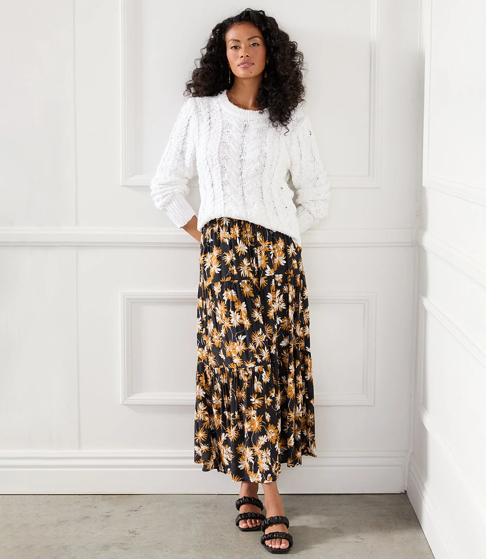 Karen Kane Tiered Midi Skirt - Image 5