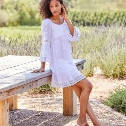 Karen Kane Mixed Lace Dress