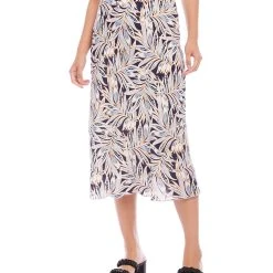 Karen Kane Petite Size Bias Cut Midi Skirt