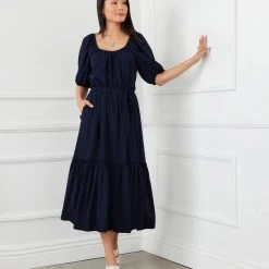 Karen Kane Puff Sleeve Dress