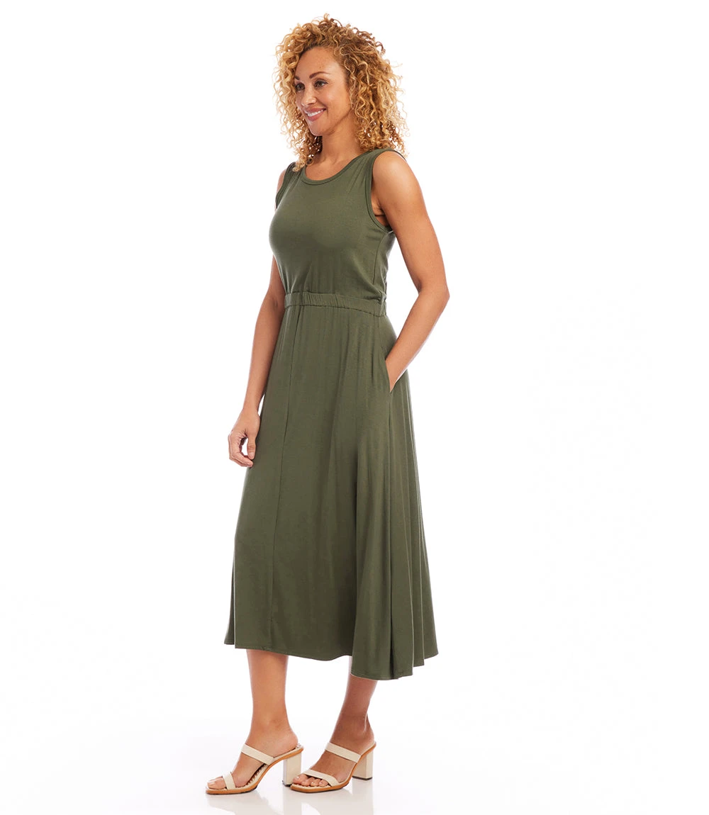 Karen Kane Sleeveless Artisan Dress - Image 5