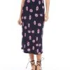 Karen Kane Petite Size Bias Cut Midi Skirt