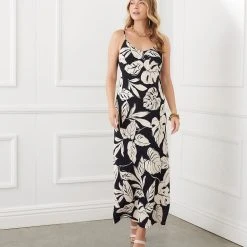 Karen Kane Bias Cut Midi Dress