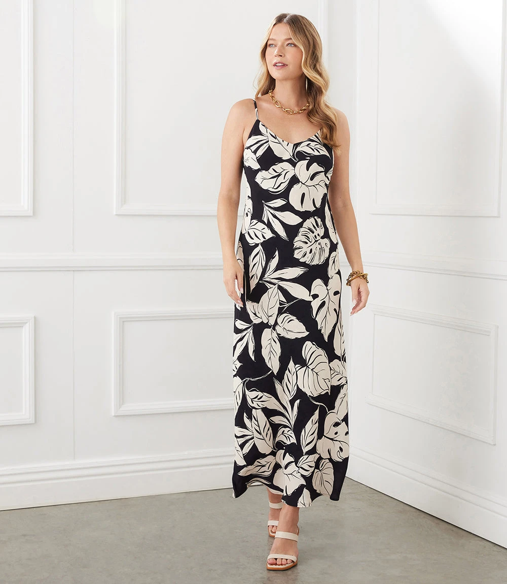 Karen Kane Bias Cut Midi Dress