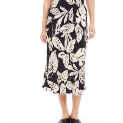 Karen Kane Bias Cut Midi Skirt