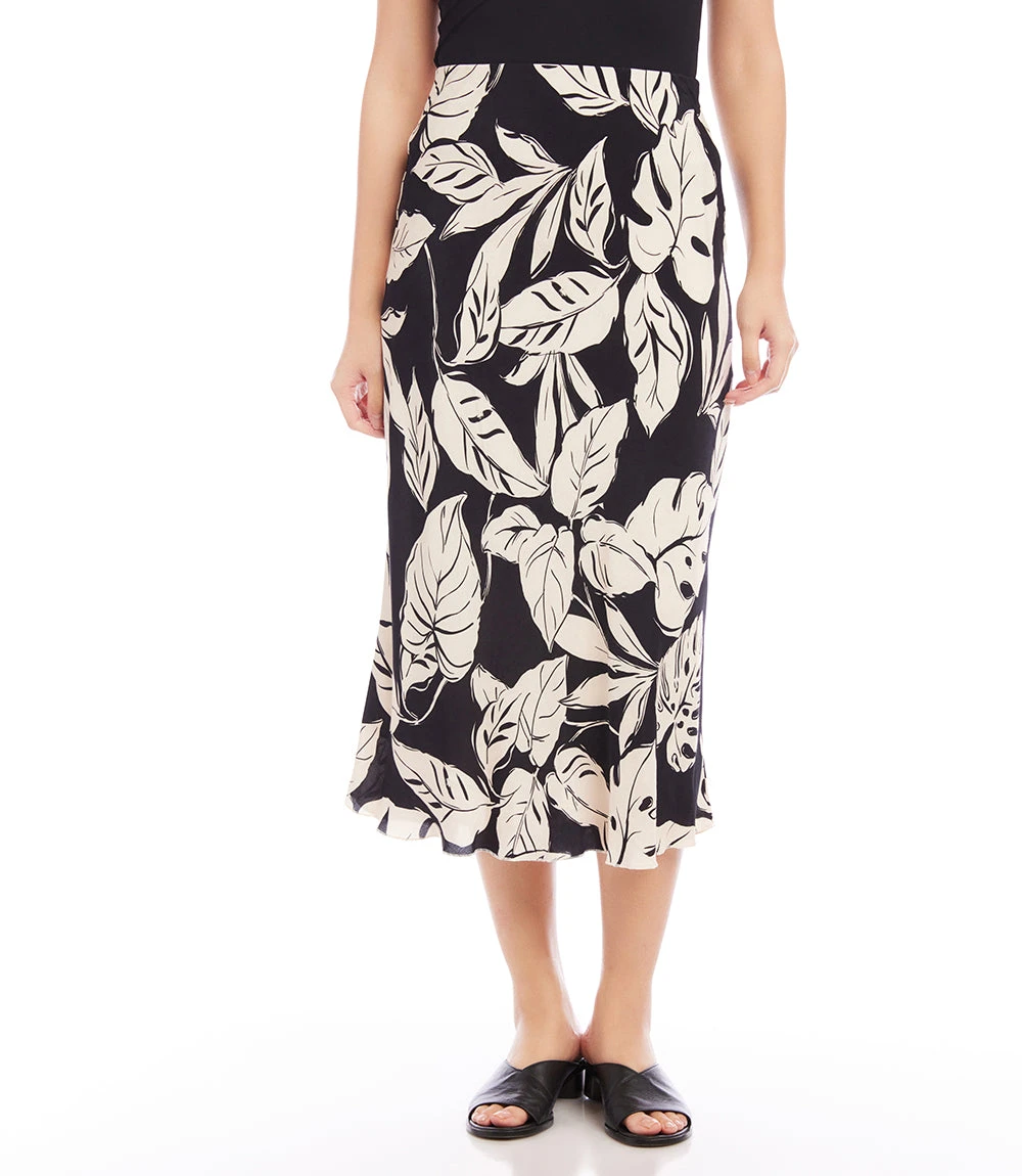 Karen Kane Bias Cut Midi Skirt