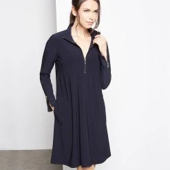 Karen Kane Zip Up Travel Dress
